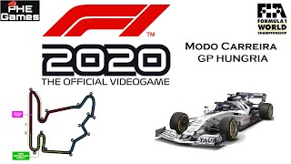 #221 - Formula 1 2020 XII - GP Hungria: Modo Carreira (PS4)