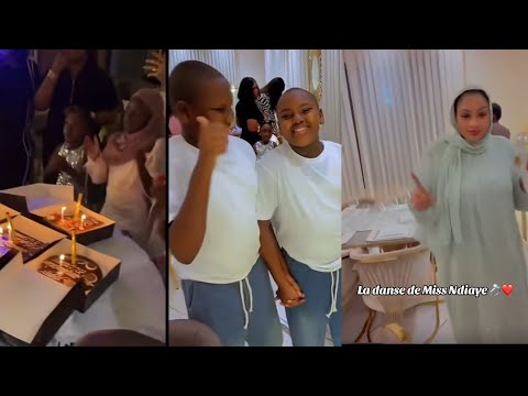 Anniversaire des jumeaux de Miss et Aziz Ndiaye, la danse de Miss Ndiaye...