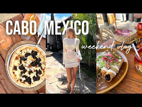 CABO VLOG: must-try beach clubs, restaurants & yacht day!