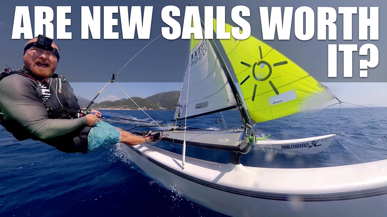 HOBIE 16 new sails, first impressions