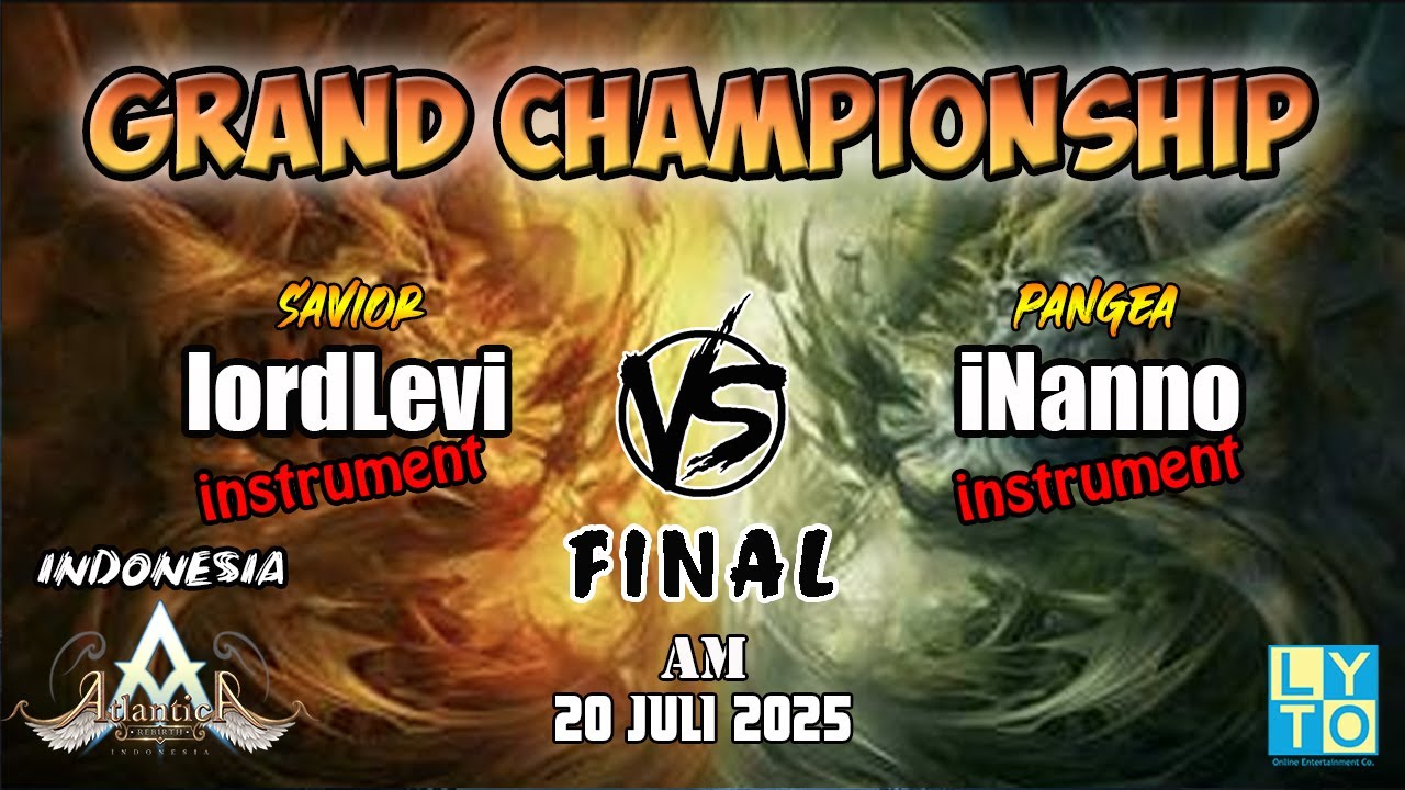 Final lordLevi vs iNanno AM Grand Championship 20 Juli 2025 | Atlantica Rebirth Indonesia