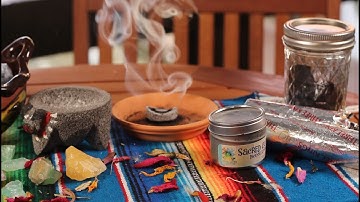 How to use Sacred Copal and a charcoal briquette