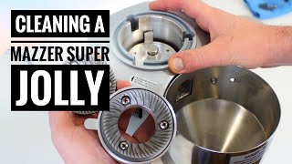 Cleaning the Burrs and Grind Chamber of Mazzer Super Jolly - Easy Tutorial!