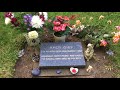 Andy Gibb memorial stone at St Mary’s Thame 2018