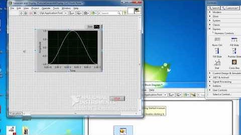 Building a VI for Lab view
