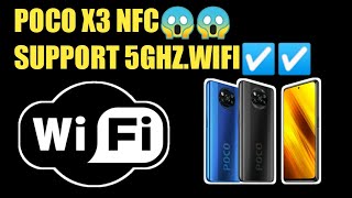 POCO X3 NFC Supported 5GHZ.Wifi