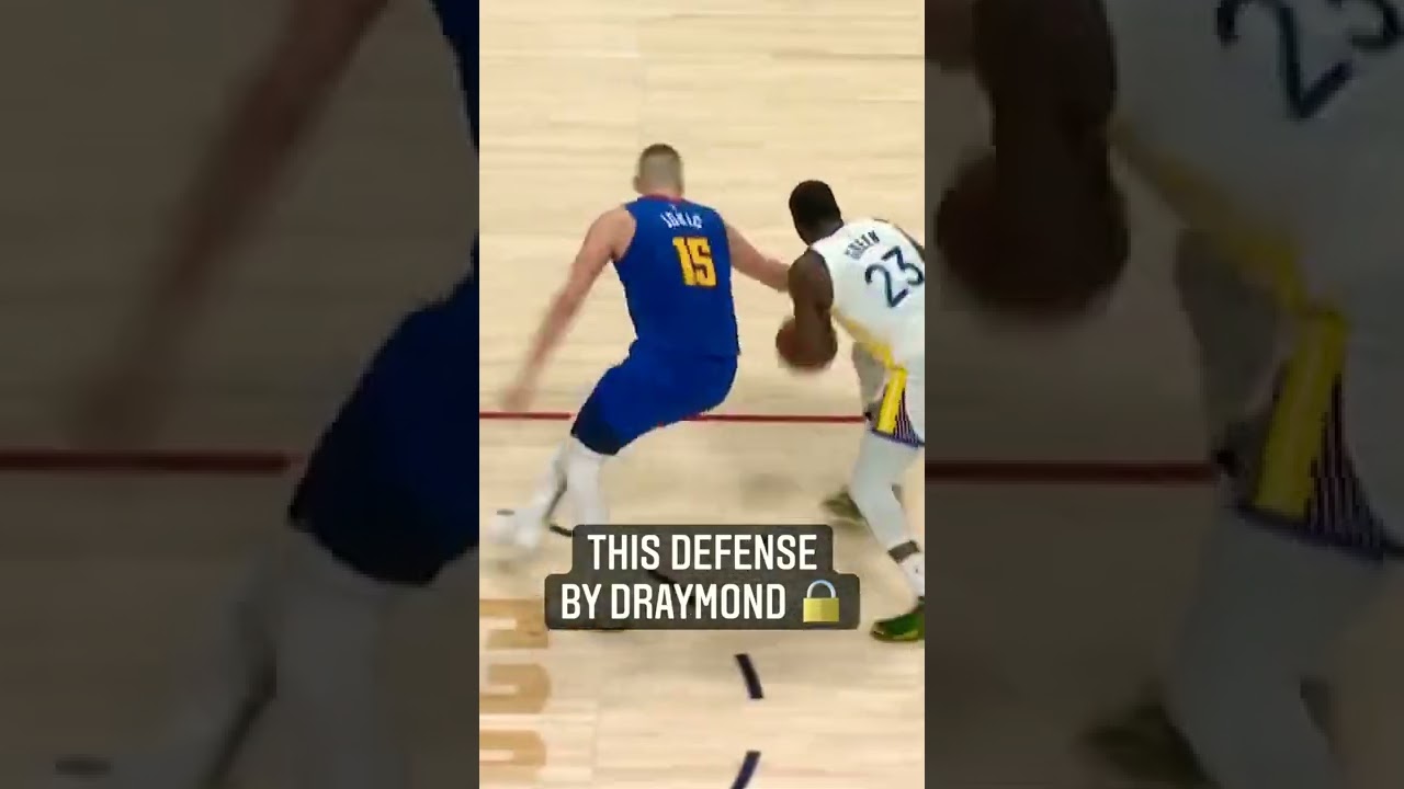 This defense by Draymond Green incroyable🔒NBA Playoff vs #nuggets