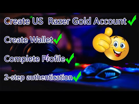 How To Create/Make Us Razer Gold Account | Gold Razer Account Wallet Create | Create RG Account