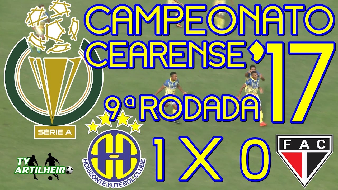 [Cearense '17] 9ª Rodada | Horizonte FC 1 X 0 Ferroviário AC | TV ...