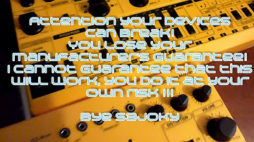 Behringer TD-3 / RD-6 how to make black buttons (Modding)