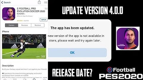 PES 2020 Mobile Update Version 4.0.0 - All New Changes Coming😍