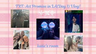 TXT Concert Vlog! Act: Promise in LA Day 1 - katie's room