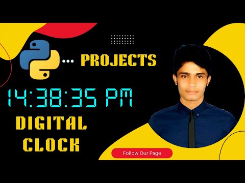 Digital Clock in python | clock | python clock projects
