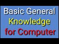 Basic General Knowledge for Computer in English 2020