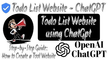 Build a Todo List Website with ChatGPT - Step-by-Step Tutorial | ChatGPT Tutorials