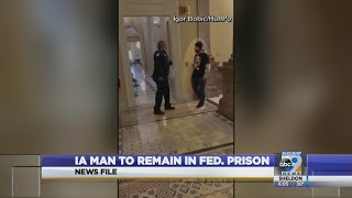 Iowa man to remain in federal prison