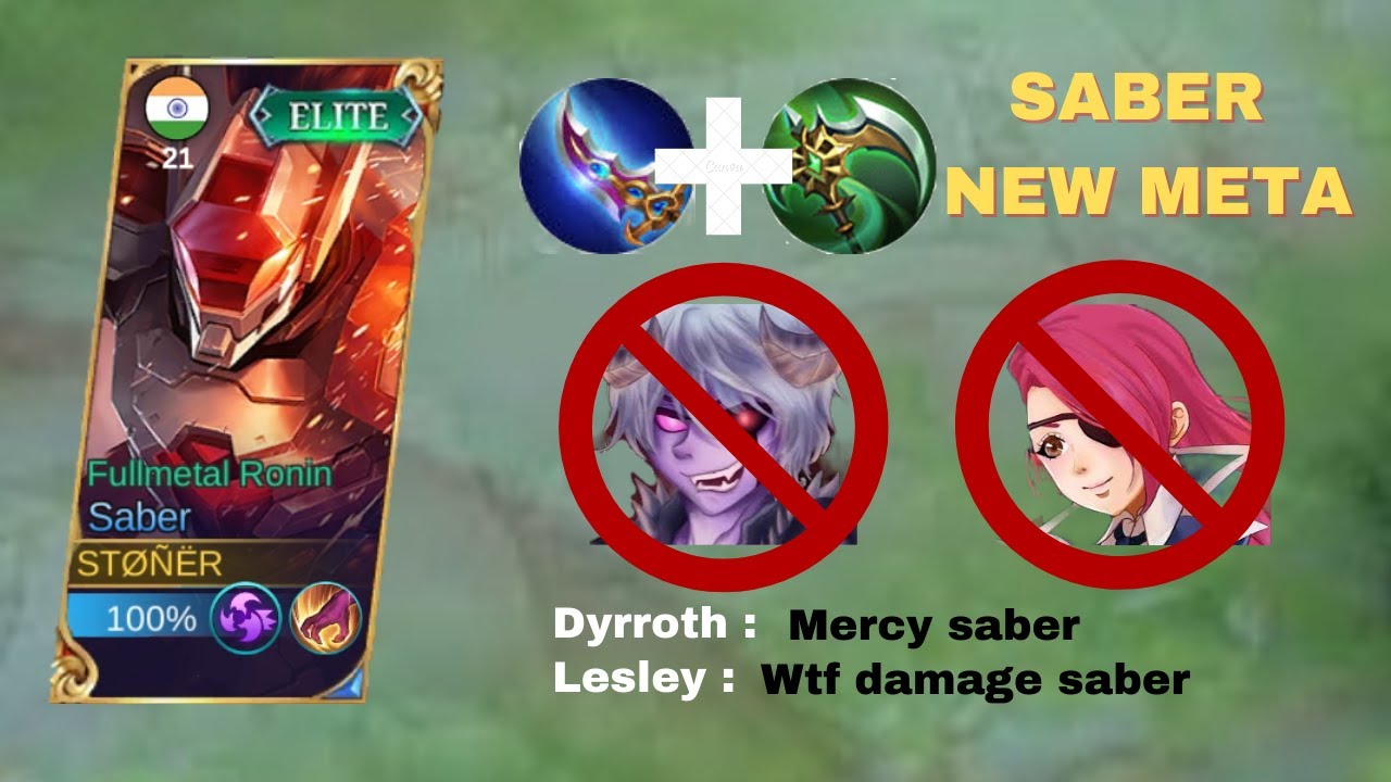 Saber New Meta Insane Damage