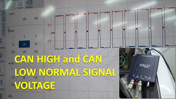 How to read CAN BUS HIGH and LOW Normal SIGNAL VOLTAGE | PICOSCOPE | Hybrid Toyota Camry