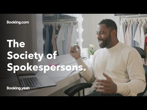 Booking.com | Idris calls his legendary spokes-blokes for advice