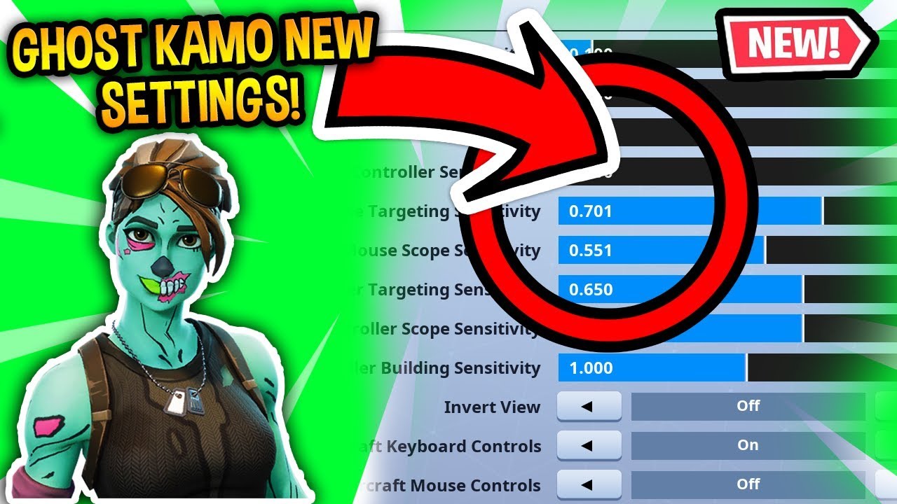 *NEW* Ghost Kamo Settings, Dead Zone & Keybinds!
