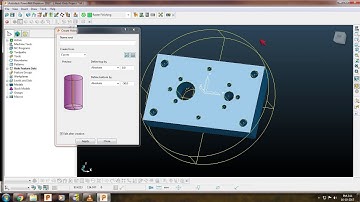 HOW TO SET FEATURE SET & DRILLING PROGRAM AUTODESK POWERMILL