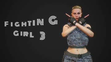 Fighting Girl v3 video preview for UE4