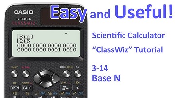 ClassWiz Calculator Tutorial -  Pre-Algebra 3-14 Base N
