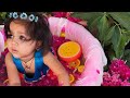 Summer theme  baby bath photoshoot ideas  baby photoshoot in summer  kenvi creation