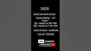 #awes #army #ost #screening #online #exam #school #job #tgt #pgt