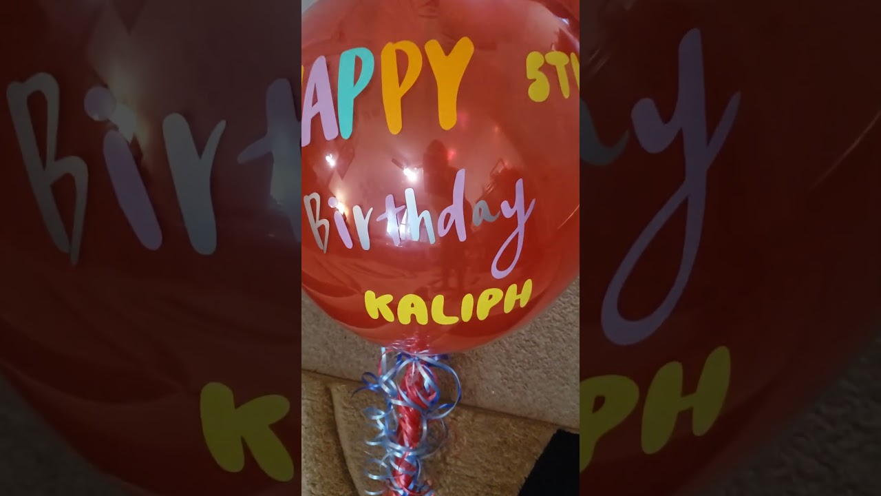Happy birthday personalized balloon
