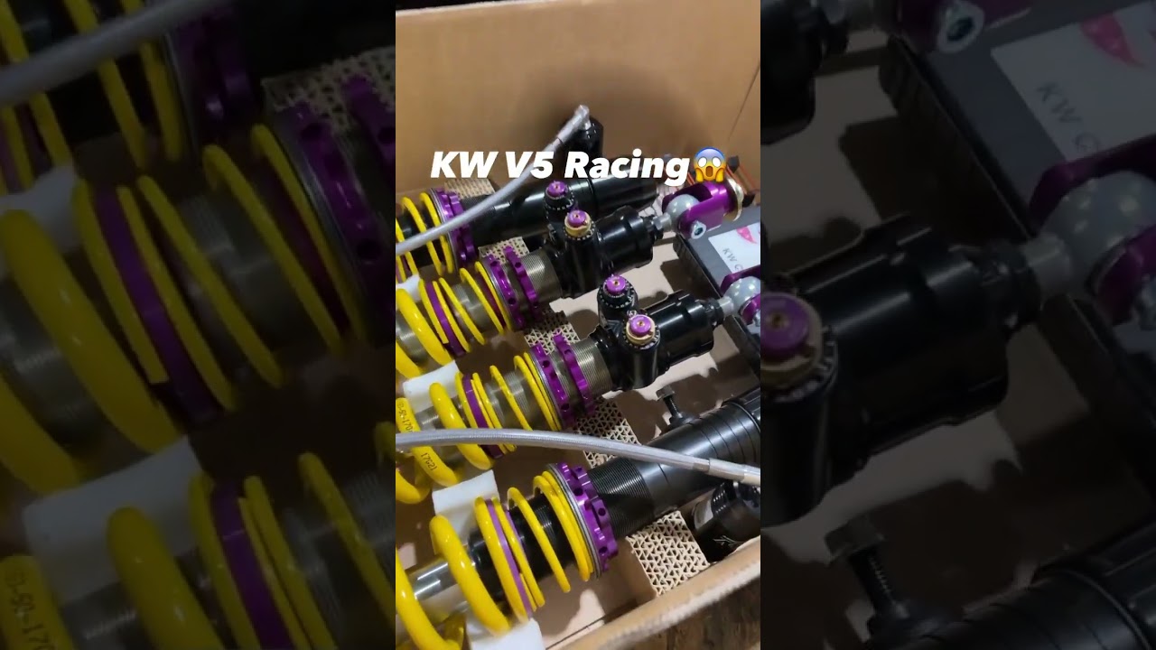 Better than drugs. KW V5 Racing coilovers. 🔥 
