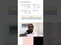 Master the Secret of Solving Two Step Equations! #shorts