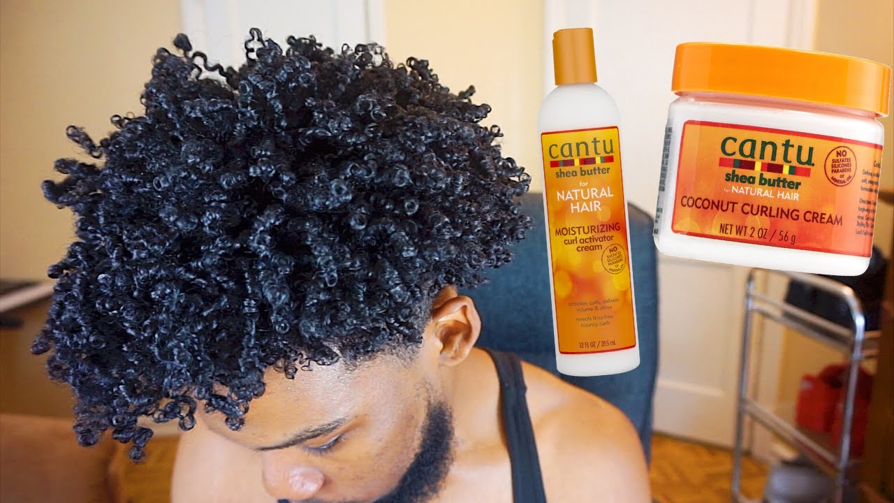 Curly Hair Routine For MEN Using Cantu Products  BiancaReneeToday   YouTube