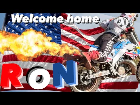 Ronnie Mac 69 HAULS aZZ ON 98 CR SCREAMIN EAGLE! WELCOME HOME RON🇺🇸