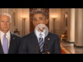 Obama spells out the principles of the nuclear deal with Iran; Restricted Pool, Reuters
