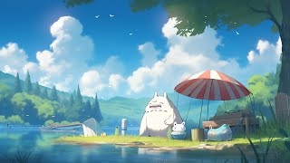 Ghibli Piano Music BGM For Work, Study, And Relaxation, Relaxing Music, Bamboo Water