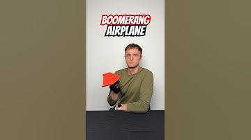 Boomerang Paper Plane ✈️ #diy #diyproject #origami #papercraft #paper #paperplane