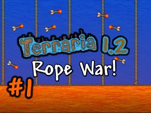 Terraria PvP - Rope War! (Part 1)