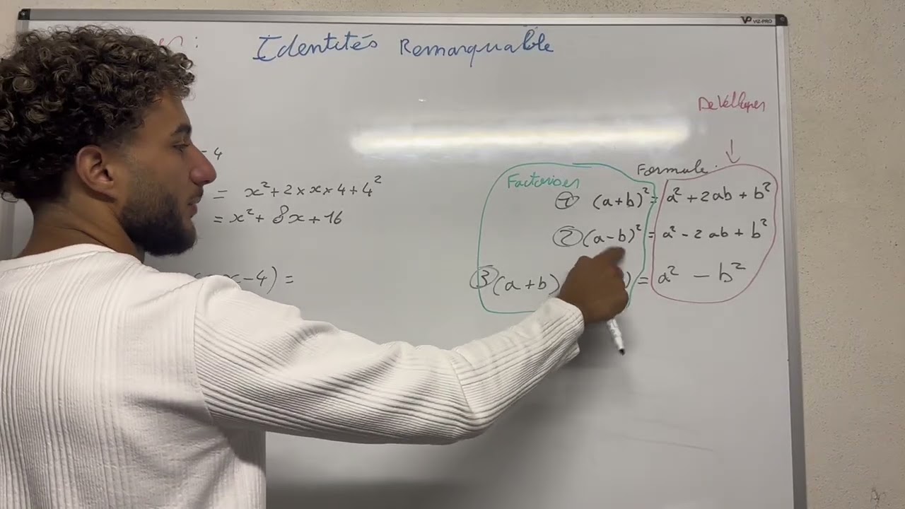 Les Identités Remarquables ✨ | Développements + Exercices Corrigé