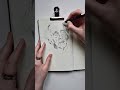 a quick portrait study I drew the other day #sketchbook #arttok #port...
