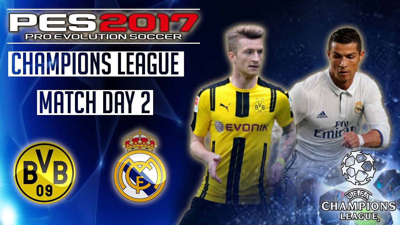 Borussia Dortmund vs Real Madrid - PES 2017 UEFA Champions League