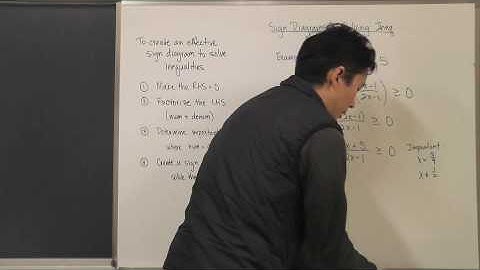 Sign Diagrams and Solving Inequalities Part II