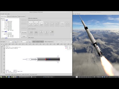 simulate a rocket in python