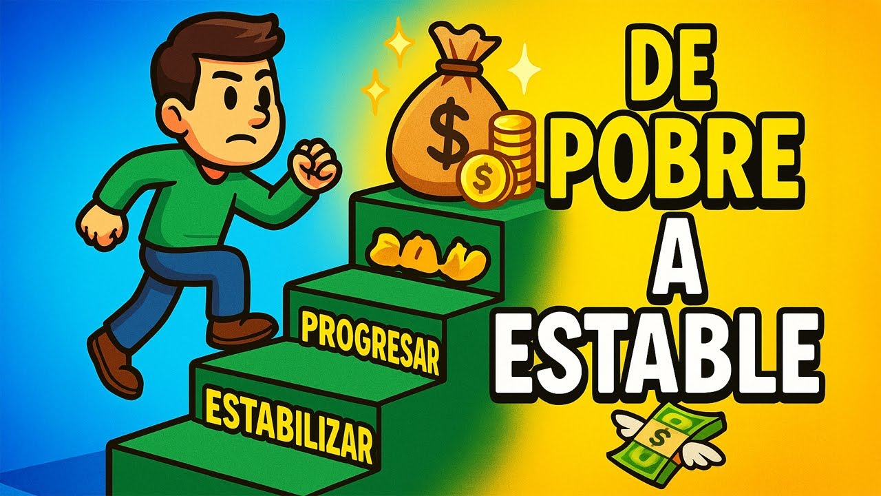 De pobre a ESTABLE 💪 La estrategia en 3 niveles para salir del estancamiento FINANCIERO 💰