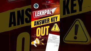 #UPLekhpal #AnswerKey #UPSSSC #LekhpalAnswerKey #UPLekpal2026 #ResponseSheet #UPSSSCNews