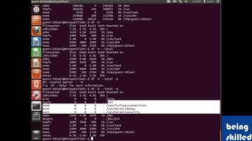 How to use "DF" command in Linux Operating System ?