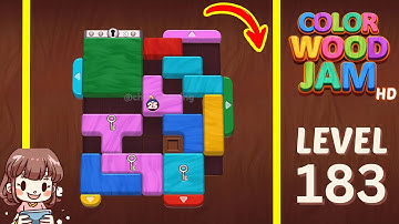 Color Wood Jam Level 183 Solution Walkthrough