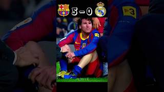 Barcelona 5-0 Real Madrid 🤯😱 | Laliga 2010/11 | Highlights #shorts #football #youtube Resimi