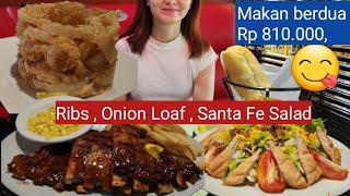 Iga 500Rb Tony Romas Baby Back Ribs Onion Loaf Santa Fe Salad