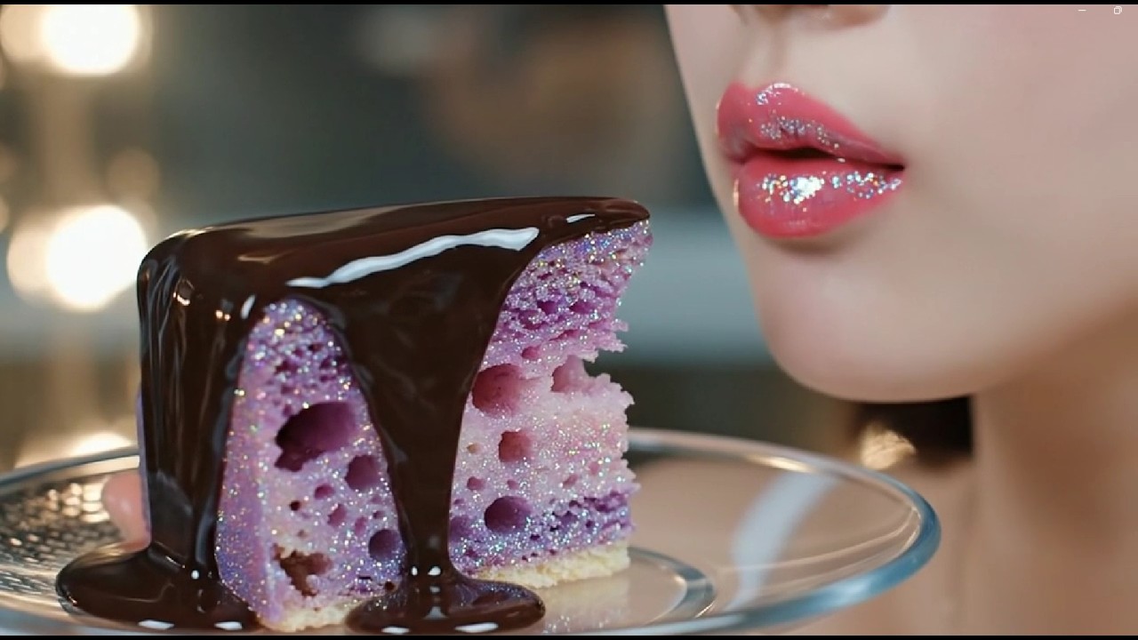 Making The Famous American Chocolate Cake… But made of GLASS 😳🇺🇸 🍰
